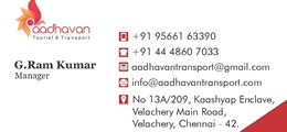 Aadhavan Tourist & Transport Velachery Chennai - Tour Operators Sulekha Image-0