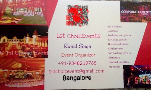 1st Choice Event in Kumbalgodu, bangalore - 560074