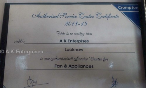 A K Enterprises in Indira Nagar, Lucknow - 226016