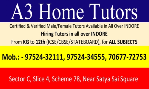 A3 Home Tutors in Vijay Nagar, indore - 452010