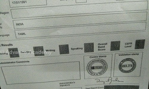 Advance Academy in Anna Nagar, Chennai - 600040