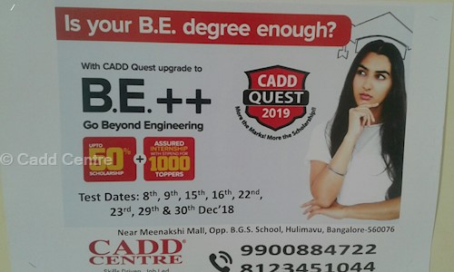 Cadd Centre in Bannerghatta, Bangalore - 560083