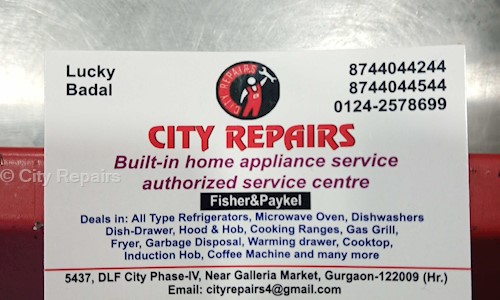 City Repairs in DLF Phase IV, Gurgaon - 122009