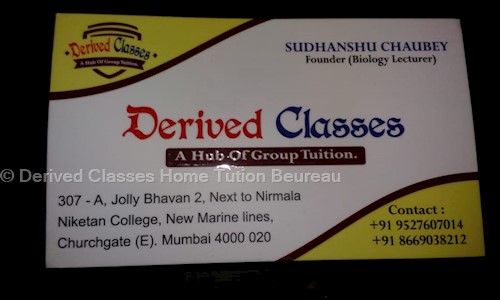 Derived Classes Home Tution Beureau in Vasai West, Mumbai - 400020