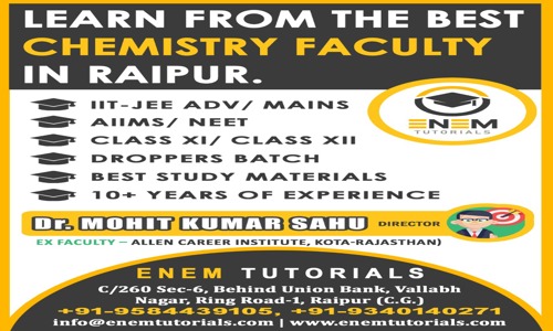 Dr. Mohit kumar sahu chemistry classes for jee-mains/adv,Neet in Rajendra Nagar, Raipur - 492001