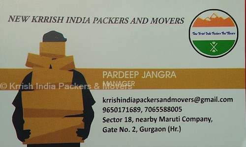 Krrish India Packers & Movers in Khandsa Road, Gurgaon - 122001