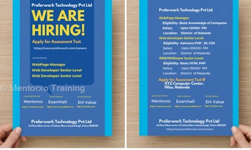 Mentorxo Training in Kankarbagh, Patna - 800020