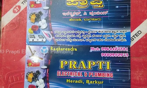 Prapti Electrical & Plumbing in Barkur, Udupi - 576210