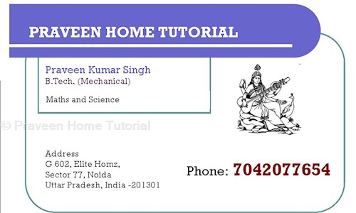 Praveen Home Tutorial in Sector 77, Noida - 201301