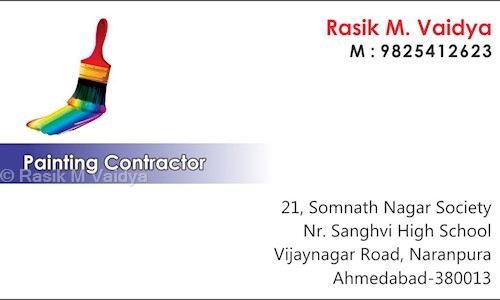 Rasik M Vaidya in Naranpura, Ahmedabad - 380013