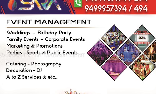 SARA EVENT MANAGEMENT in Nanganallur, Chennai - 600061
