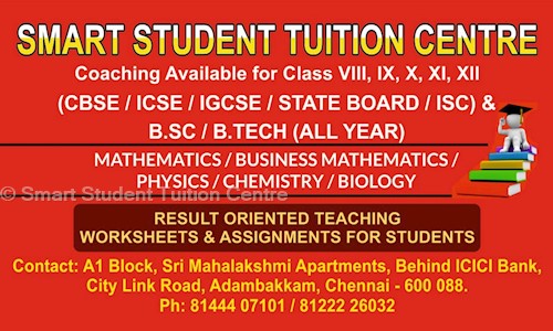 Smart Student Tuition Centre in Adambakkam, Chennai - 600088