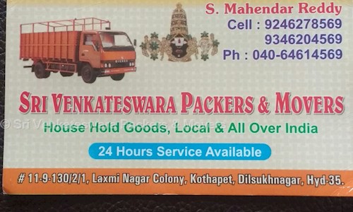 Sri Venkateswara Packers & Movers  in Kothapet, Hyderabad - 500060