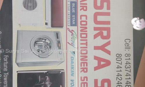 Surya Sai  Air conditioner Service in Manikonda, Hyderabad - 500089
