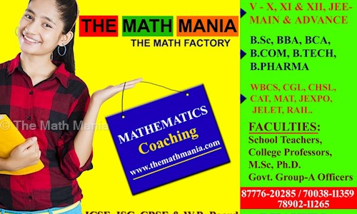 The Math Mania in Dhakuria, Kolkata - 700031