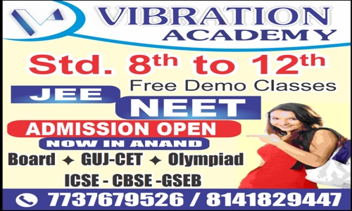 Vibration Academy in Bhalej Road, Anand - 388001