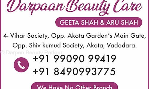 Darpan Beauty Parlour in Akota, Vadodara - 390020
