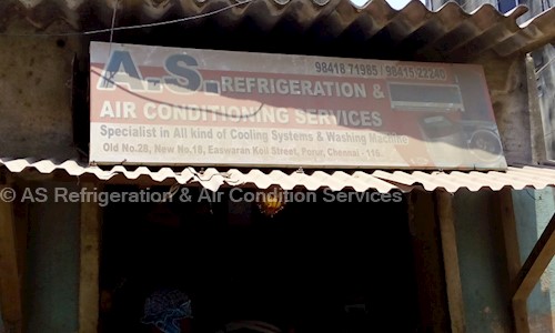 AS Refrigeration & Air Condition Services in Porur, Chennai - 600116