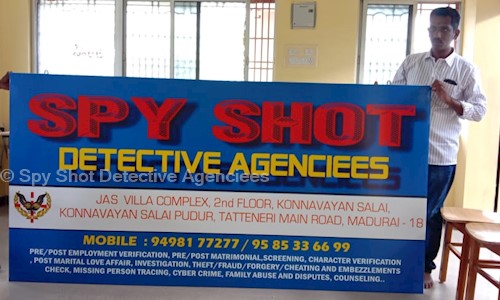 Spy Shot Detective Agenciees in R.S. Puram, Coimbatore - 641032