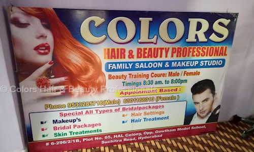 Colors Hair And Beauty Professionals in Jeedimetla, Hyderabad - 500022