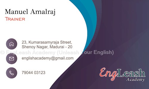 EngLeash Academy Unleash Your English in Shenoy Nagar, Madurai - 625020