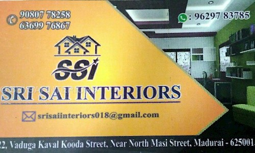 SRI SAI INTERIORS in Simmakkal, Madurai - 625001