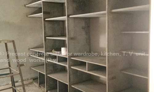 Precast concrete slabs for wardrobe, kitchen, T. V  unit and  wood  works (P.v.c doors)  in Sinthan Nagar, Bangalore - 560045