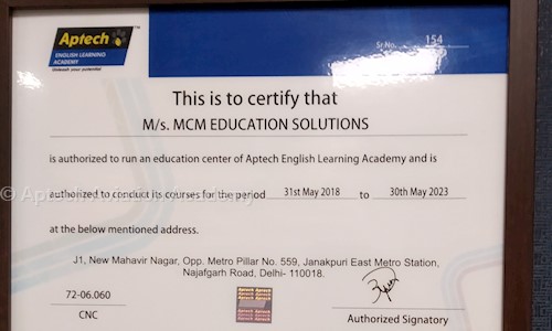 Aptech Aviation Academy in Janakpuri, Delhi - 110058
