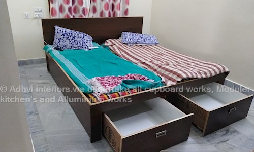 Adhvi interiors.we undertake all cupboard works, Moduler kitchen's and Alluminium works. in Kapra, Hyderabad - 500087