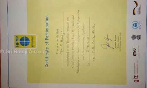 Sri Balaji Aircons in Palavakkam, Chennai - 600041