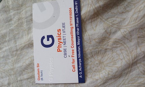 G Physics in Mayur Vihar Phase 1, Delhi - 110091