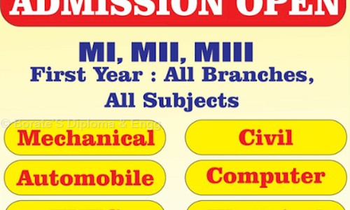 Borate’S Diploma & Engineering Classes in Moshi, Pimpri Chinchwad - 412105
