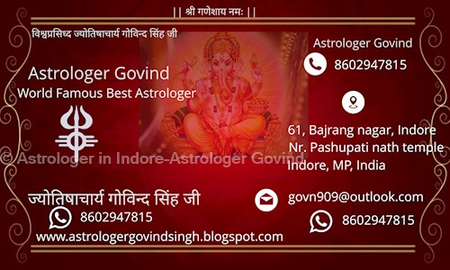 Astrologer in Indore-Astrologer Govind  in Vijay Nagar, indore - 452010