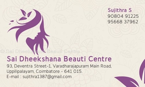 Sai Dheekshana Beauti Centre in Uppilipalayam, Coimbatore - 641015