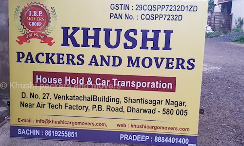 Khushi packers and movers in Khasbag, Belgaum - 590005