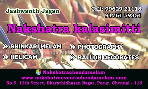 NAKSHATRA chenda melam  in Porur, Chennai - 600116
