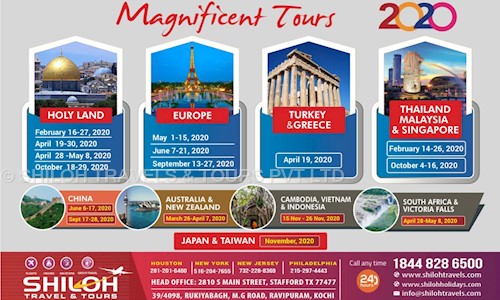 SHILOH TRAVELS & TOURS PVT LTD in Ravipuram, Kochi - 682016