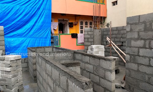 Construction and interiors in Bhadrappa Layout, Bengaluru - 560094