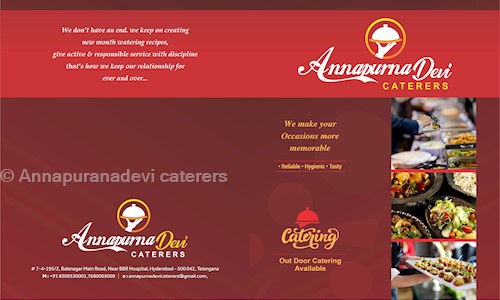 Annapurna Devi Caterers in Bala Nagar, Hyderabad - 500042