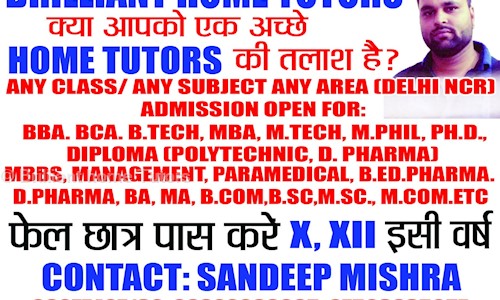 Brilliant home Tutors in Govindpuram, Ghaziabad - 201025