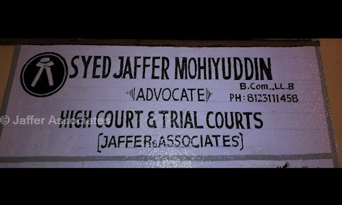 JAFFER AND ASSOCIATES in Neelasandra, Bangalore - 560047