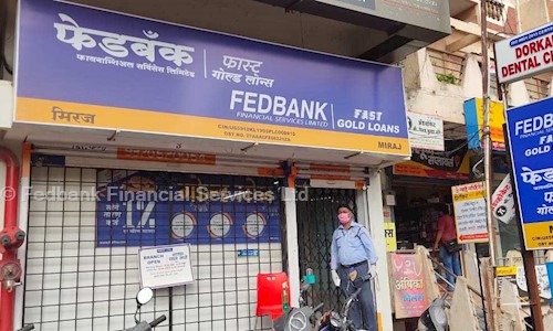 Fedbank Financial Services Ltd in Near Asha Talkies Brhamanpuri, Miraj - 416410