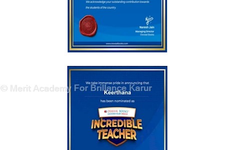 Merit Academy For Brillance Karur in Vennamalai, Karur - 639006