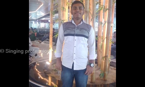 Singing profession  in College Road, Agartala - 