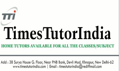 Timestutorindia in Malviya Nagar, Delhi - 110062