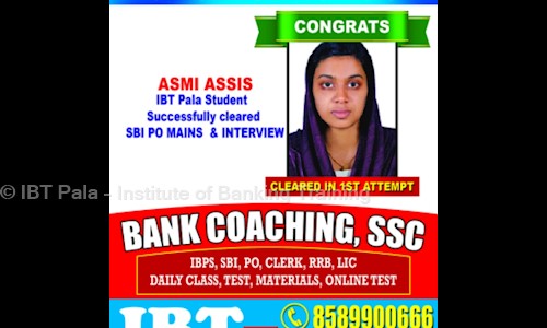 IBT Pala - Institute of Banking Training in Pala Town, Kottayam - 686575