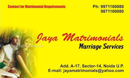 Jaya Matrimonials in Sector 14, Noida - 201301