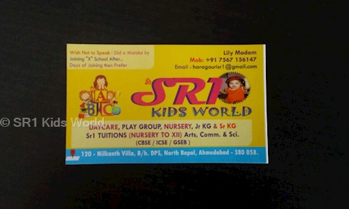 SR1 Kids World in Bopal, Ahmedabad - 380058