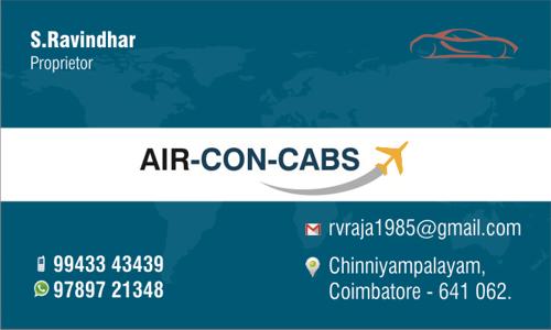 Aircon Cabs in Chinniampalayam, Coimbatore - 641062