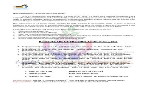 Neev Construction & Contracts in Gomti Nagar, Lucknow - 226010